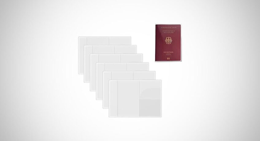 protège passeport en plastique
