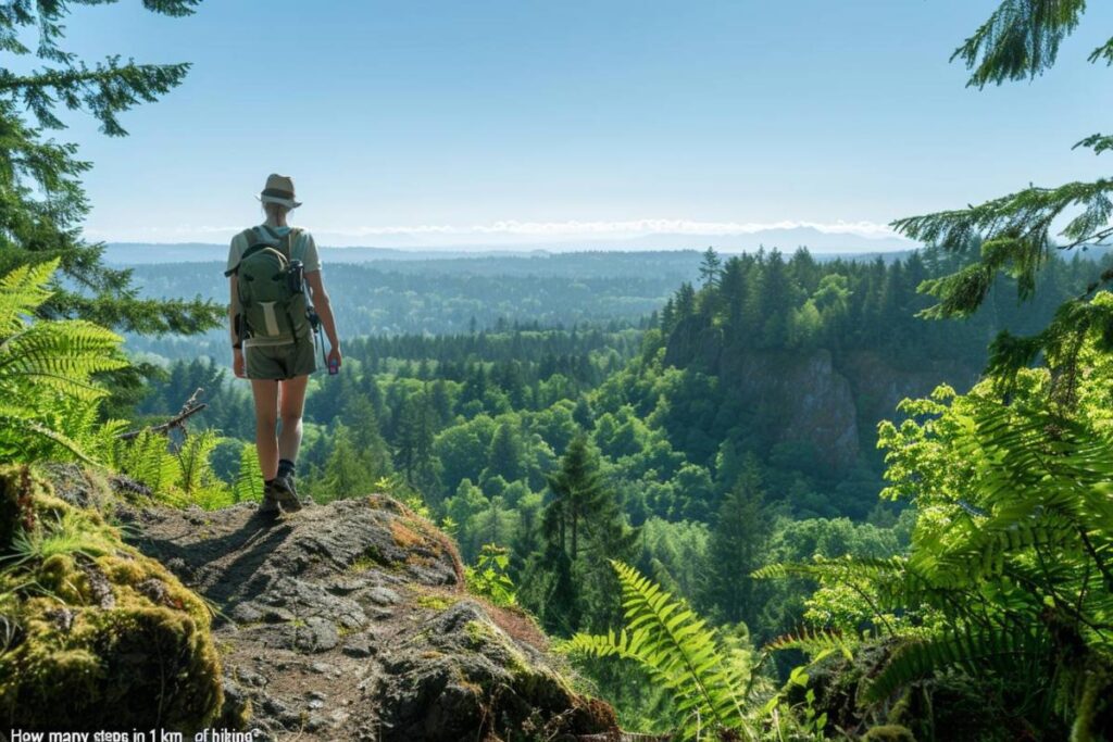 1 km ça fait combien de pas en randonnée ?